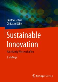 Cover image: Sustainable Innovation 2nd edition 9783662619094