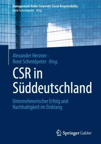 Titelbild: CSR in Süddeutschland 9783662619582