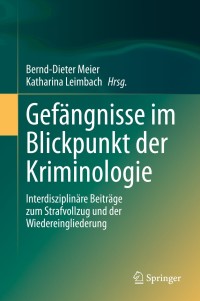 Cover image: Gefängnisse im Blickpunkt der Kriminologie 1st edition 9783662620717