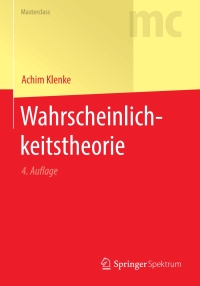 Imagen de portada: Wahrscheinlichkeitstheorie 4th edition 9783662620885