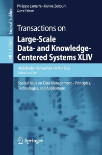 صورة الغلاف: Transactions on Large-Scale Data- and Knowledge-Centered Systems XLIV 1st edition 9783662622704