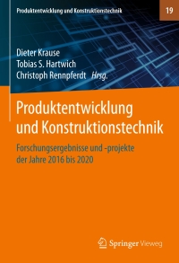 Cover image: Produktentwicklung und Konstruktionstechnik 1st edition 9783662623923