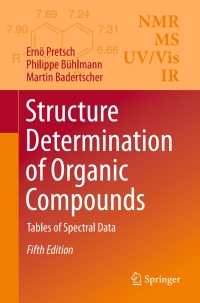 Cover image: Structure Determination of Organic Compounds 5th edition 9783662624388