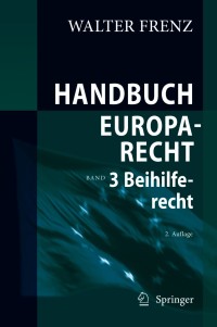 Cover image: Handbuch Europarecht 2nd edition 9783662625156