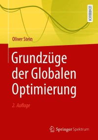 Cover image: Grundzüge der Globalen Optimierung 2nd edition 9783662625330