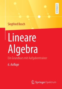 صورة الغلاف: Lineare Algebra 6th edition 9783662626153