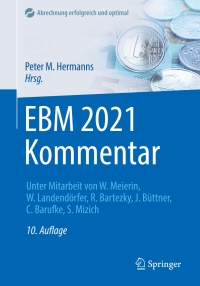 Cover image: EBM 2021 Kommentar 10th edition 9783662626764