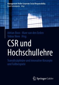 Imagen de portada: CSR und Hochschullehre 9783662626788