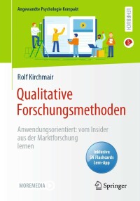 Cover image: Qualitative Forschungsmethoden 9783662627600