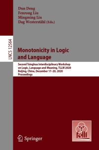 Imagen de portada: Monotonicity in Logic and Language 1st edition 9783662628423