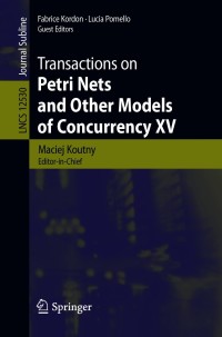 Imagen de portada: Transactions on Petri Nets and Other Models of Concurrency XV 9783662630785