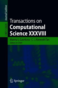 Immagine di copertina: Transactions on Computational Science XXXVIII 9783662631690