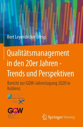 Cover image: Qualitätsmanagement in den 20er Jahren - Trends und Perspektiven 9783662632420