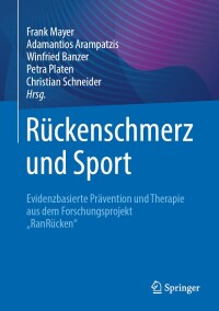 Imagen de portada: Rückenschmerz und Sport 9783662632529