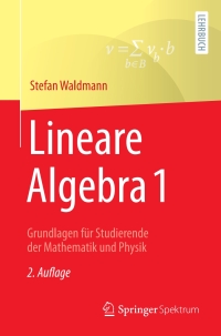 Cover image: Lineare Algebra 1 2nd edition 9783662632628
