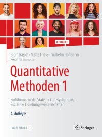 Cover image: Quantitative Methoden 1 5th edition 9783662632819