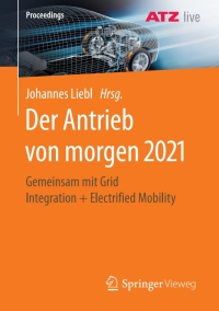 Immagine di copertina: Der Antrieb von morgen 2021 9783662634028