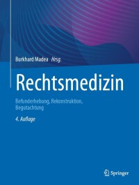 Imagen de portada: Rechtsmedizin 4th edition 9783662634349