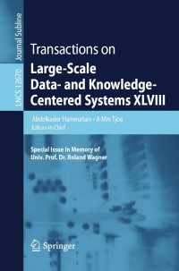 Omslagafbeelding: Transactions on Large-Scale Data- and Knowledge-Centered Systems XLVIII 9783662635186