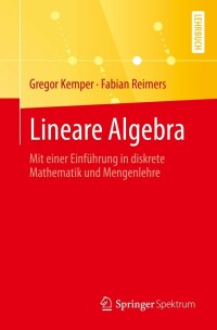 Immagine di copertina: Lineare Algebra 9783662637234