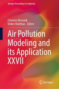 Imagen de portada: Air Pollution Modeling and its Application XXVII 9783662637593