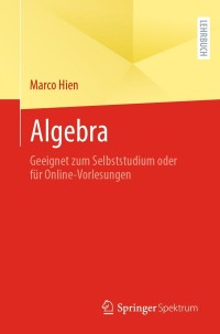 Cover image: Algebra 9783662637777