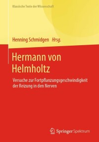 Cover image: Hermann von Helmholtz 9783662638323