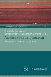 Imagen de portada: Anthropozäne Literatur 9783662638989