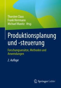 Cover image: Produktionsplanung und -steuerung 2nd edition 9783662642900