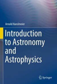 Imagen de portada: Introduction to Astronomy and Astrophysics 9783662646366