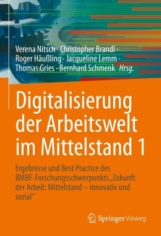 Imagen de portada: Digitalisierung der Arbeitswelt im Mittelstand 1 9783662648025