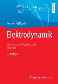 Cover image: Elektrodynamik 7th edition 9783662648889