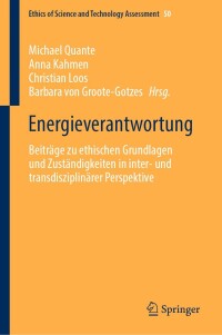 Imagen de portada: Energieverantwortung 9783662649886