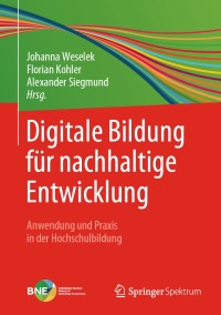 Imagen de portada: Digitale Bildung für nachhaltige Entwicklung 9783662651193