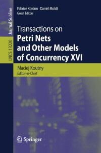 Titelbild: Transactions on Petri Nets and Other Models of Concurrency XVI 9783662653029