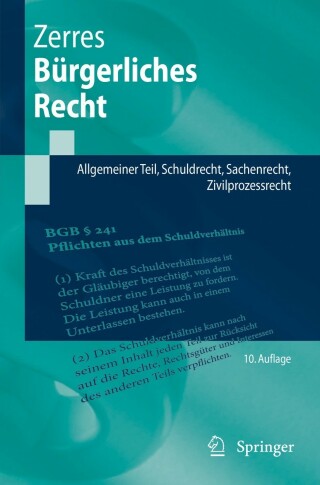 Cover image: Bürgerliches Recht 10th edition 9783662653319