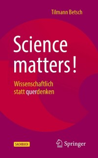 Cover image: Science matters! 9783662654217