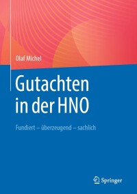 Cover image: Gutachten in der HNO 9783662654330