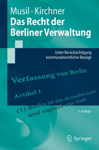 表紙画像: Das Recht der Berliner Verwaltung 5th edition 9783662655009