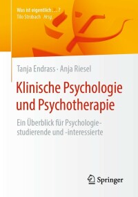 Cover image: Klinische Psychologie und Psychotherapie 9783662657393