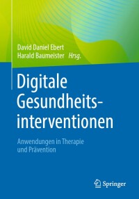 Cover image: Digitale Gesundheitsinterventionen 9783662658154