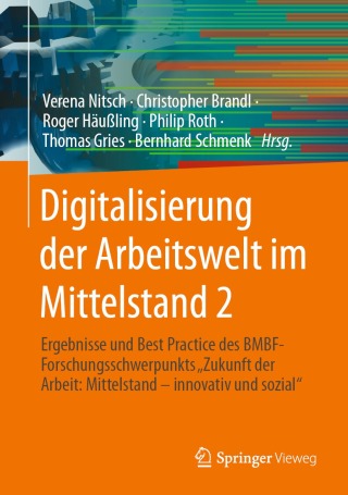 Titelbild: Digitalisierung der Arbeitswelt im Mittelstand 2 9783662658574