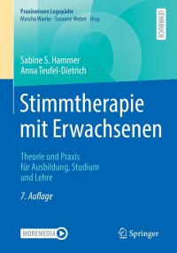 Cover image: Stimmtherapie mit Erwachsenen 7th edition 9783662660089