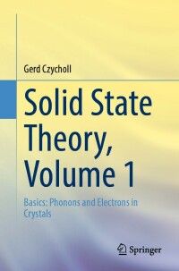 Cover image: Solid State Theory, Volume 1 9783662661345