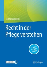 Cover image: Recht in der Pflege verstehen 9783662663400