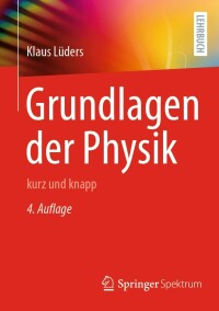 Cover image: Grundlagen der Physik 4th edition 9783662663639