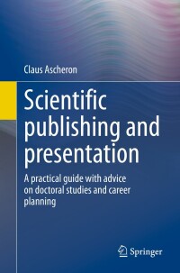 Cover image: Scientific publishing and presentation 9783662664032