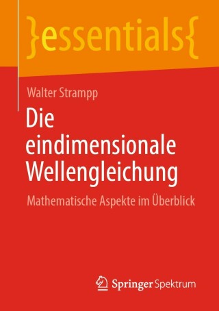 Cover image: Die eindimensionale Wellengleichung 9783662664278