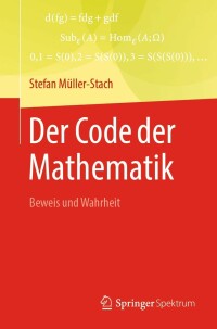 Cover image: Der Code der Mathematik 9783662665619