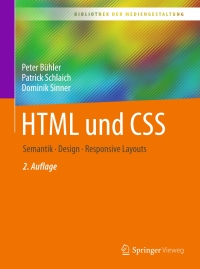 表紙画像: HTML und CSS 2nd edition 9783662666623
